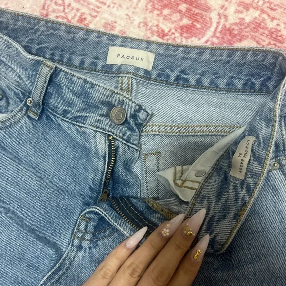 Pacsun Lowrise Baggy light denim bootcut jeans - Picture 5 of 5